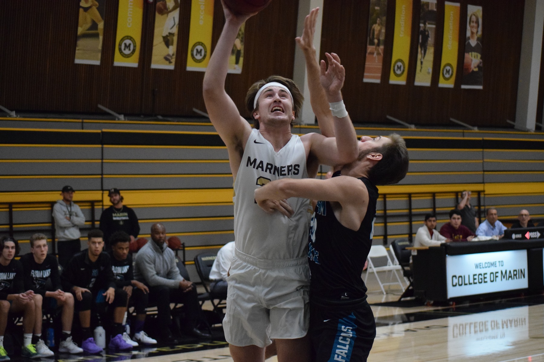 College of Marin Men’s Basketball Holds Off Folsom Lake In 76-73 Victory