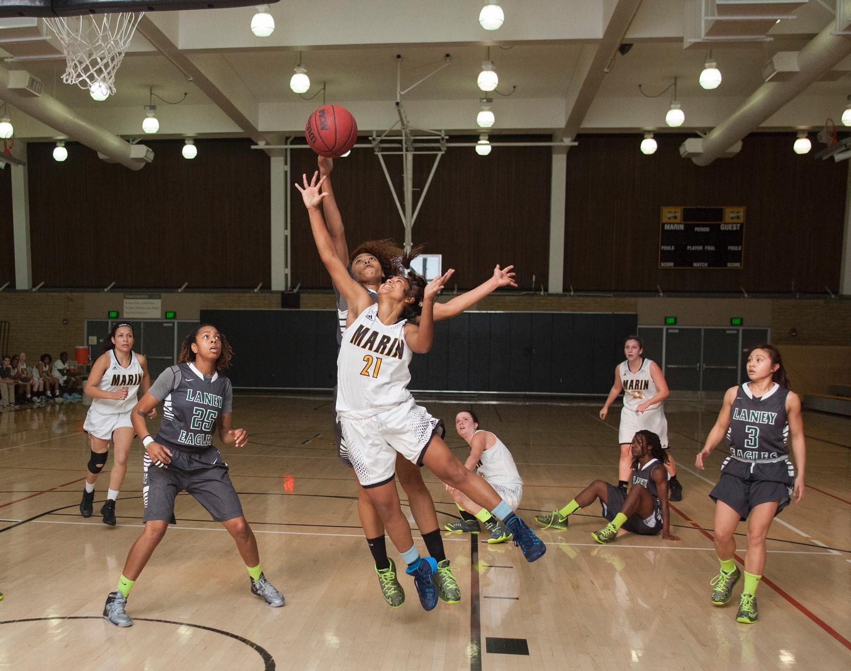 College of Marin Women’s Basketball Drops Home Contest to Laney 86-47