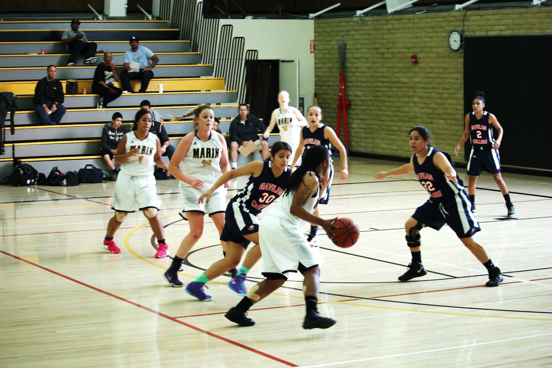 Women’s Basketball Nabs First Conference Win Over Mendocino 66-36