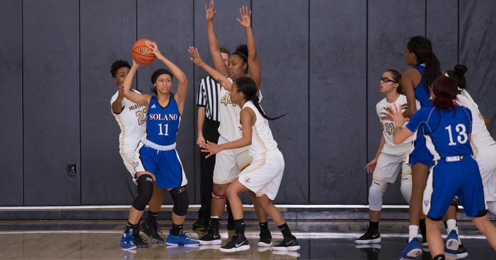 Marin Women’s Basketball Guts out Road Win at Contra Costa 61-51